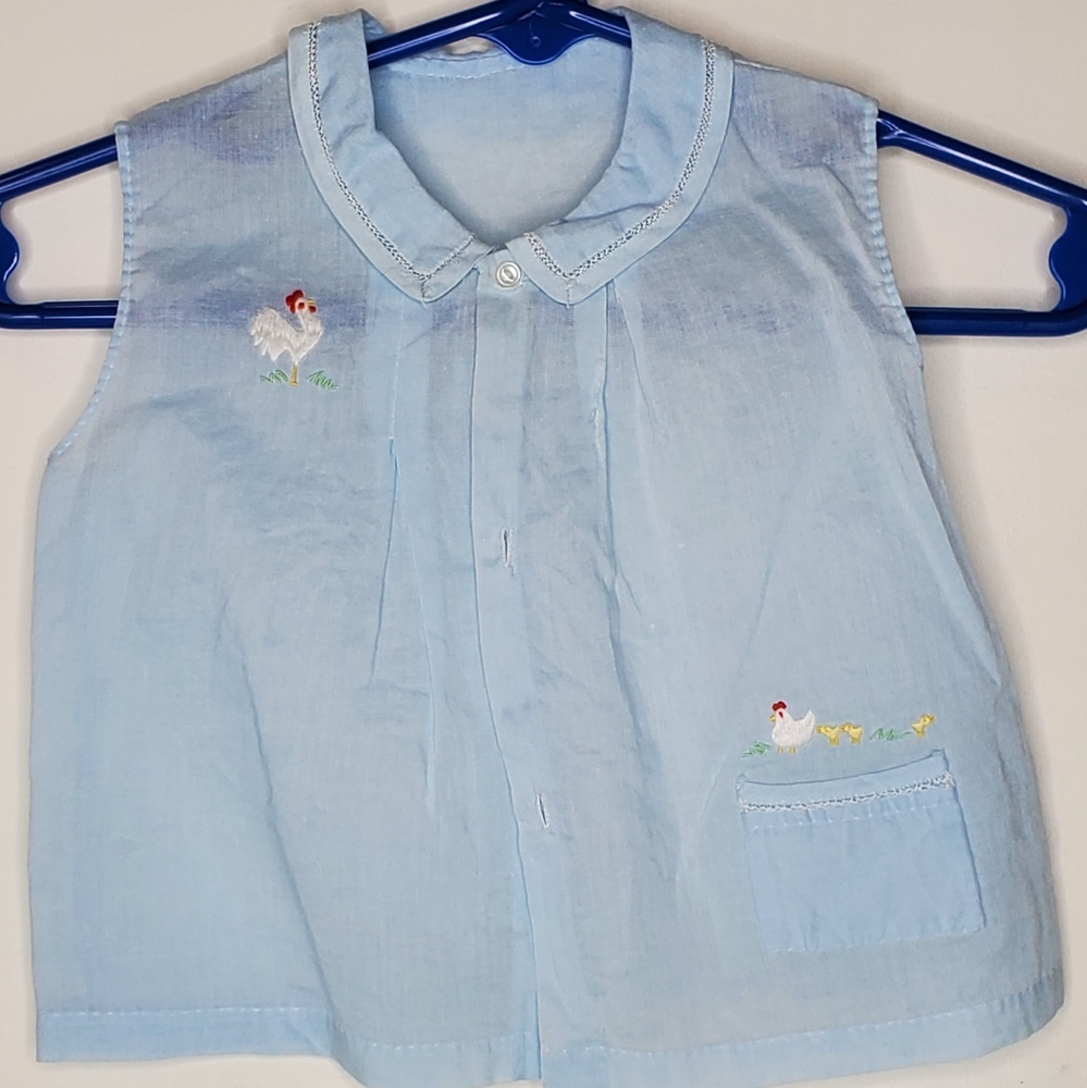 Vintage Wash And Wear Button Up